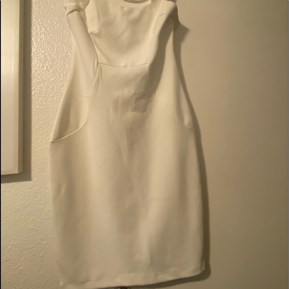 Bisou Bisou brand off-White midi dress